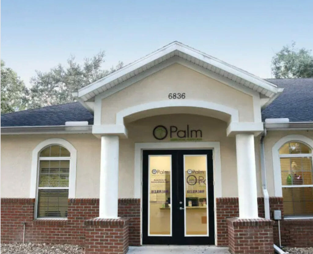 Palm Medical Centers Zephyrhills clinic front entrance