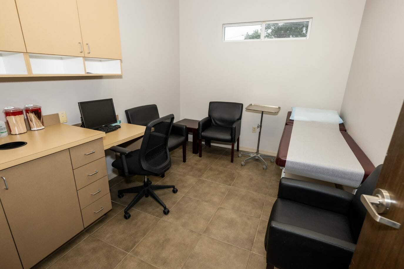 Exam room inside the Palm Medical Centers office in North Lakeland, FL.
