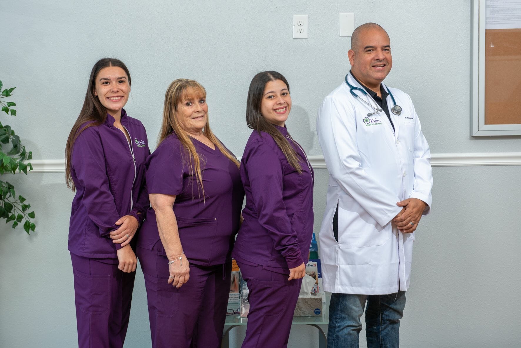The medical team at the Palm Medical Centers office in Orlando, FL.