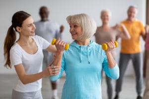 Senior care at wellness center