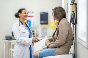 Teenager Attending a Medical Appointment with a Primary Care Doctor.