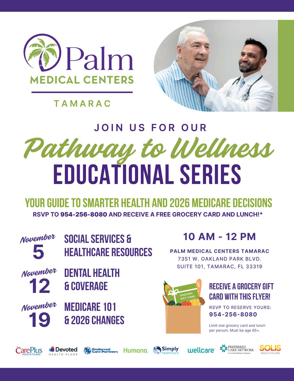 A primary care doctor that takes Aetna insurance coverage smiling with her patient.